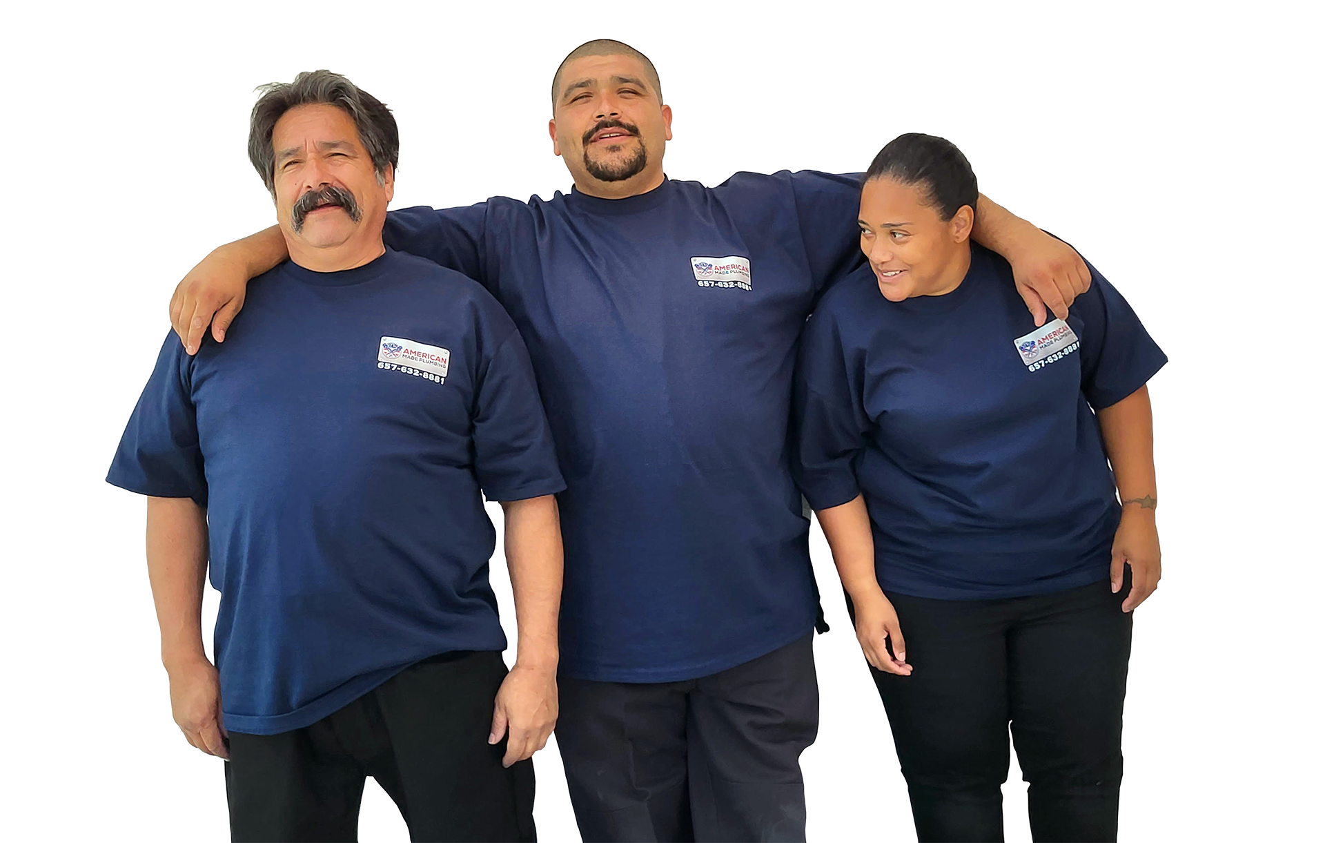 American Made Plumbing Team image of owners and workers 3