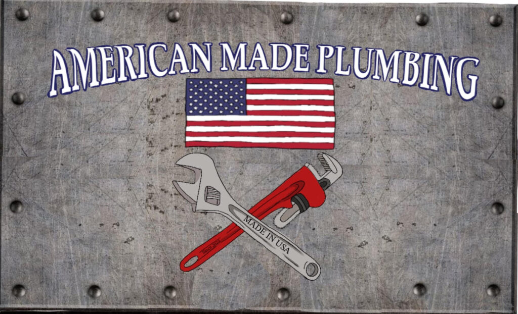 American Made Plumbing's logo done by the daughter of the founder